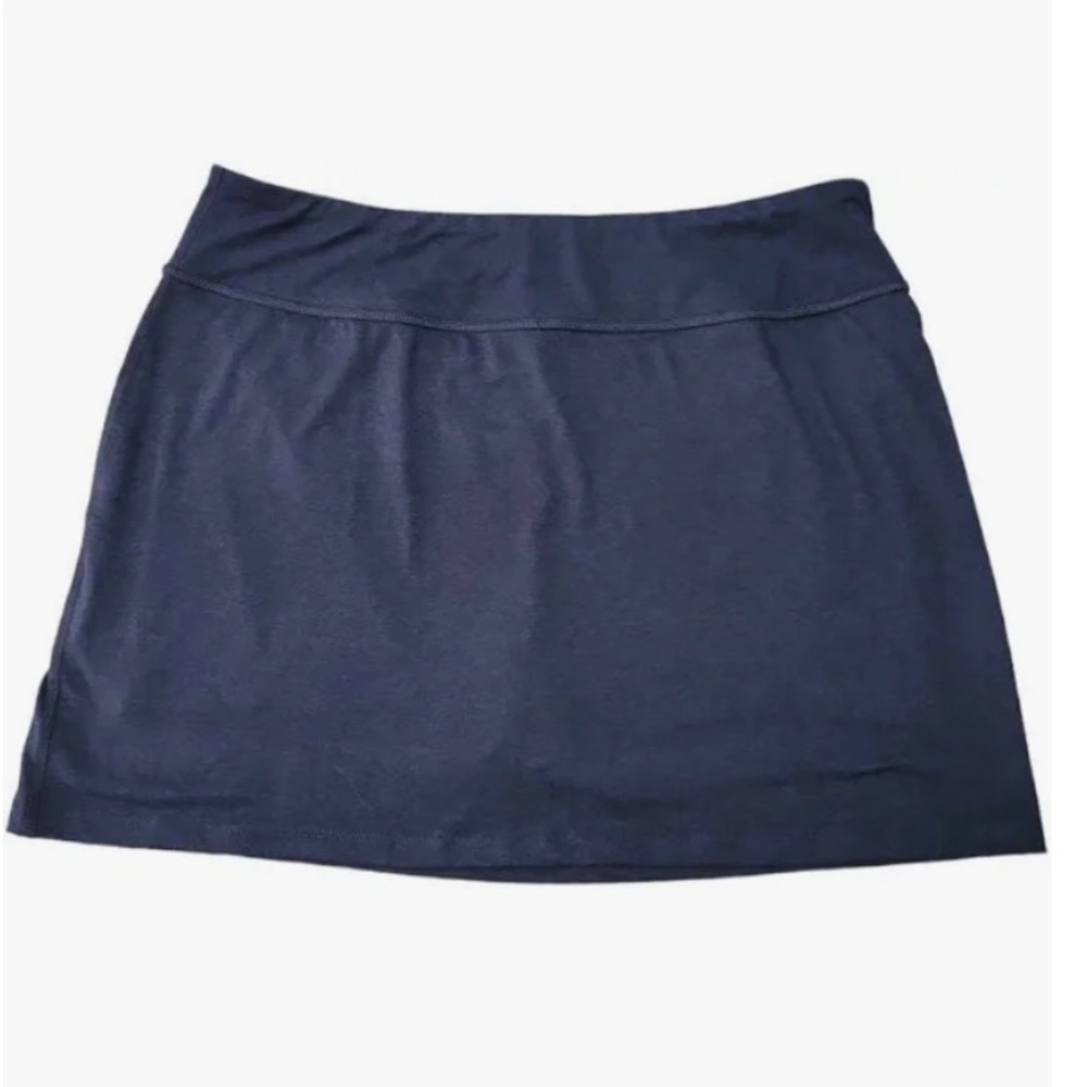 NWT Tangerine Navy Heather stretch skort  super soft size small